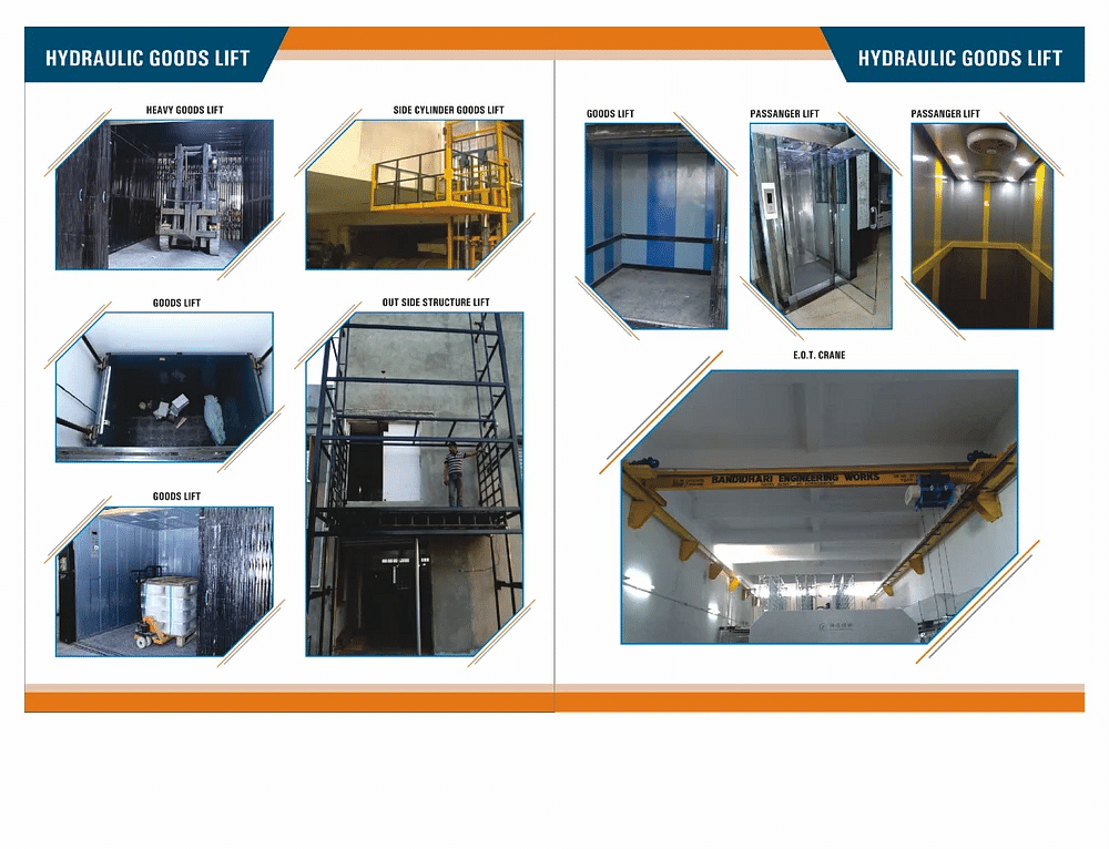 Bandidhari Center Cylinder Goods Lift