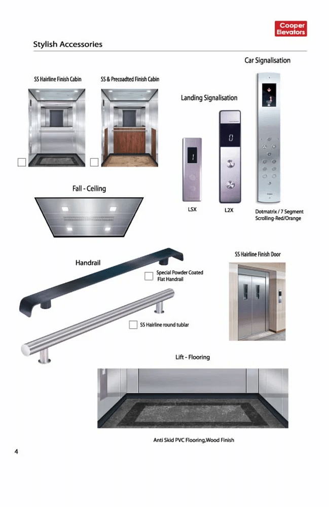 Cooper Home Lift, Max Persons: 3P